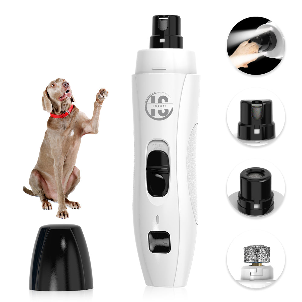 Quiet Pet Nail Grinder with LED and Rechargeable