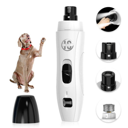 Quiet Pet Nail Grinder with LED and Rechargeable