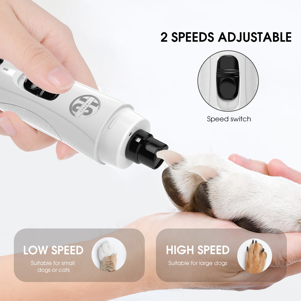 Quiet Pet Nail Grinder with LED and Rechargeable