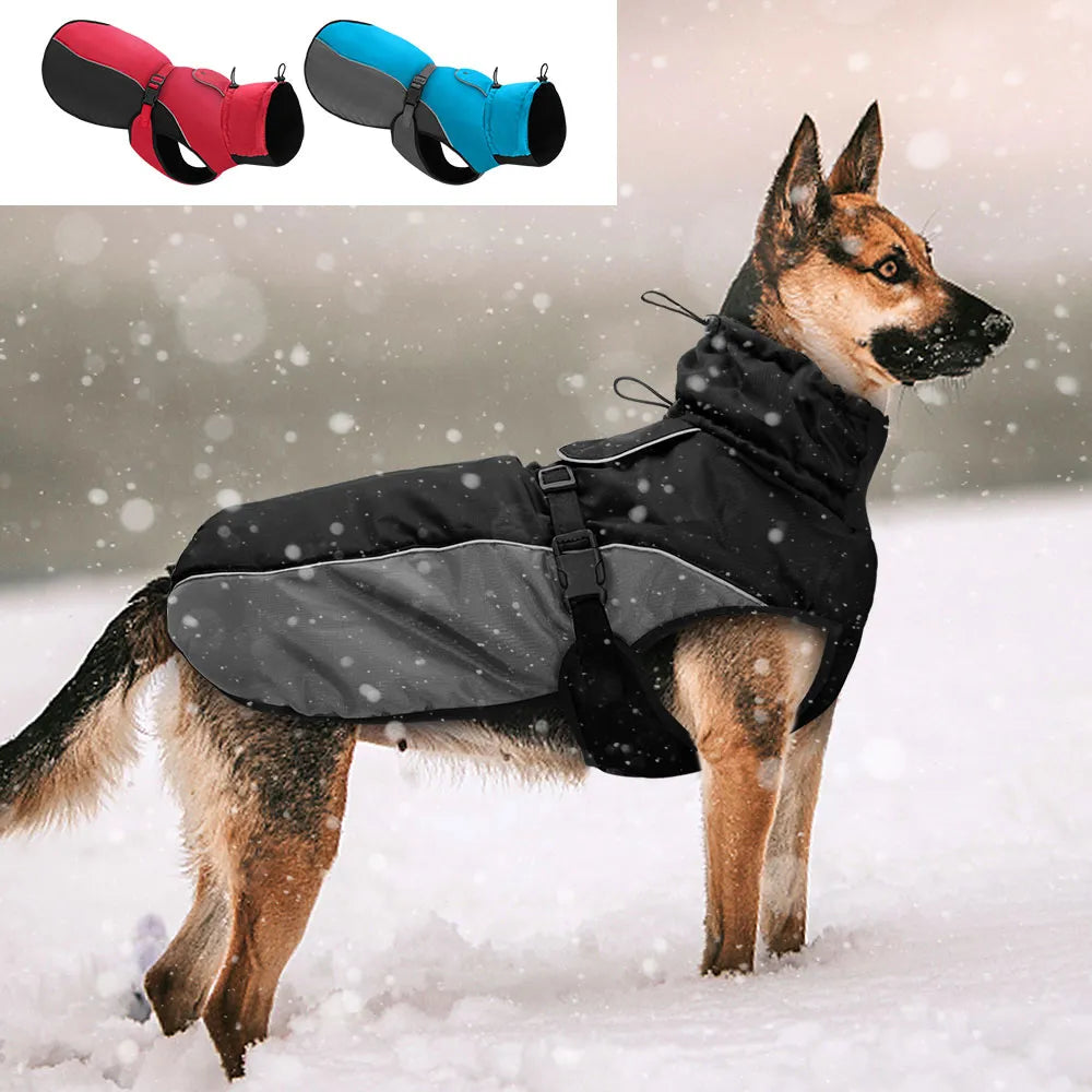 Reflective Waterproof Coat for Medium to Large Dogs