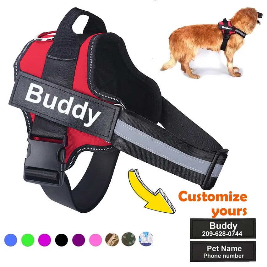 Customized Reflective NO PULL Dog Harness