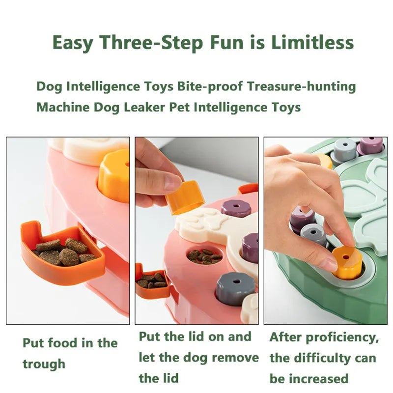 Interactive Slow Feeder Pet Training Game