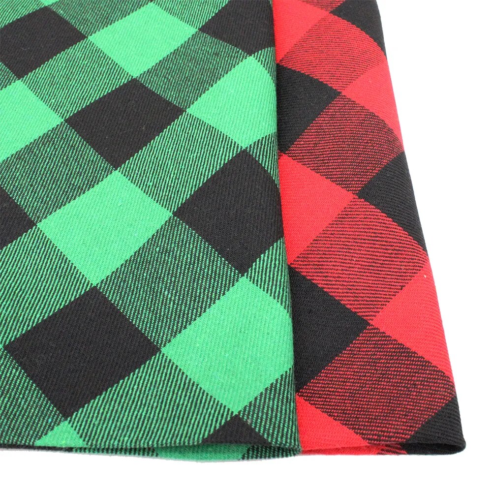 Plaid Pet Bandana with Name