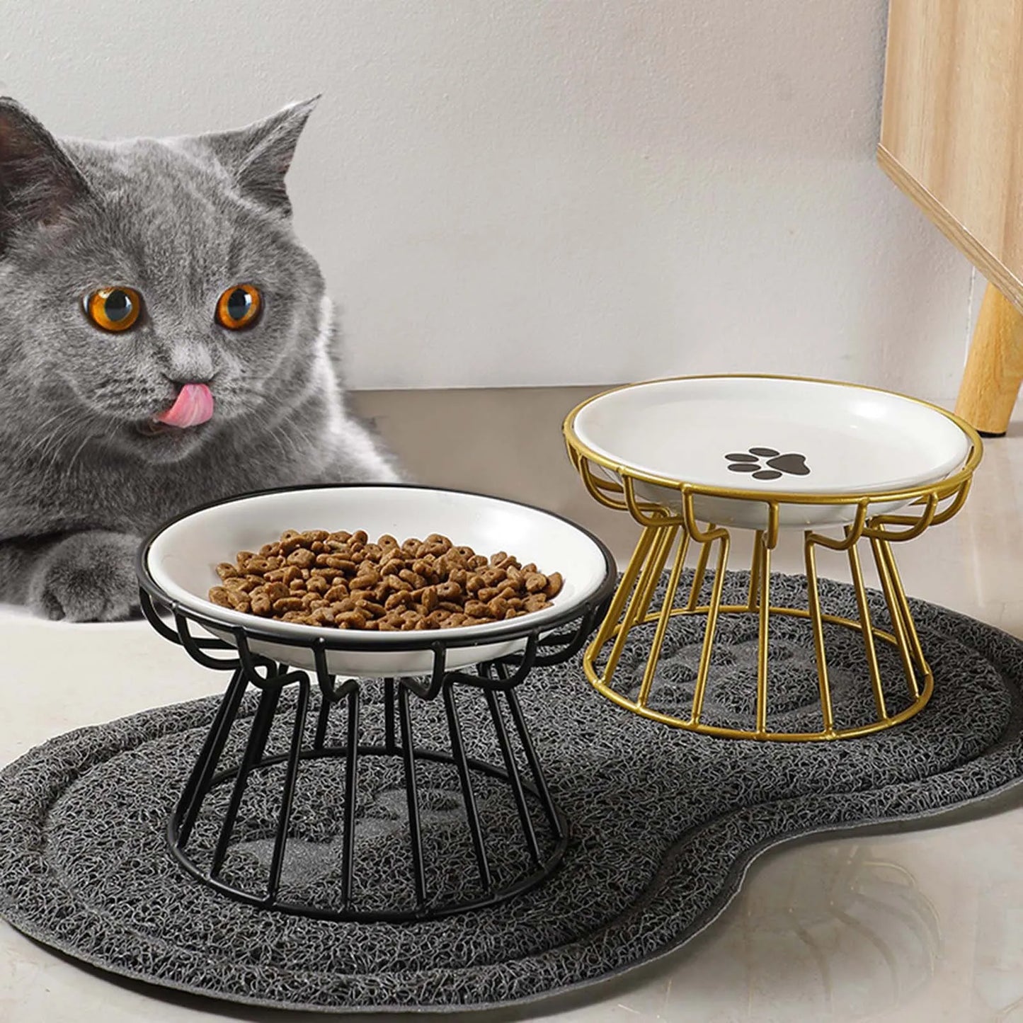 Raised Ceramic Pet Bowl